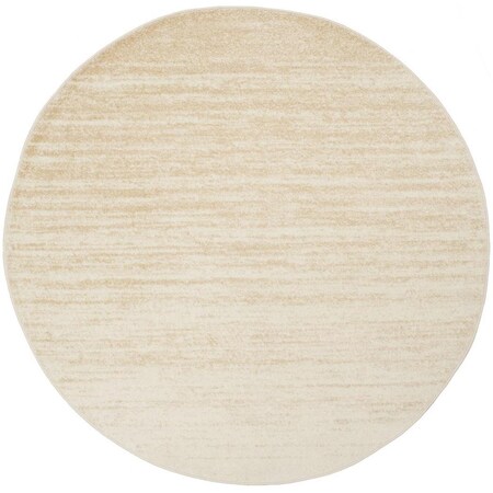 Safavieh 11 x 11 ft. Adirondack Power Loomed Round Area Rug; Champagne & Cream ADR113W-11R